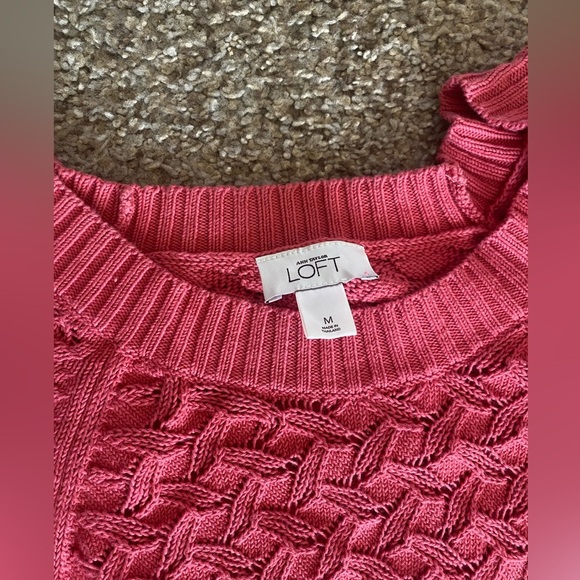 Lot Of 3 Medium Sweaters Loft Jodifl Soft Warm Long Sleeve Knit - Picture 2 of 10